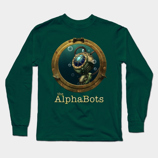 AlphaBots Porthole design Long Sleeve T-Shirt by Winterbourne Workshop